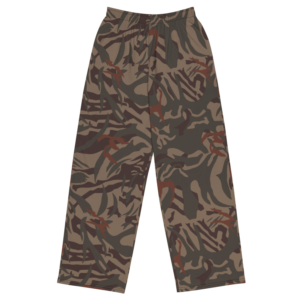 Bophuthatswana Police CAMO unisex wide-leg pants - 2XS - Unisex Wide-Leg Pants