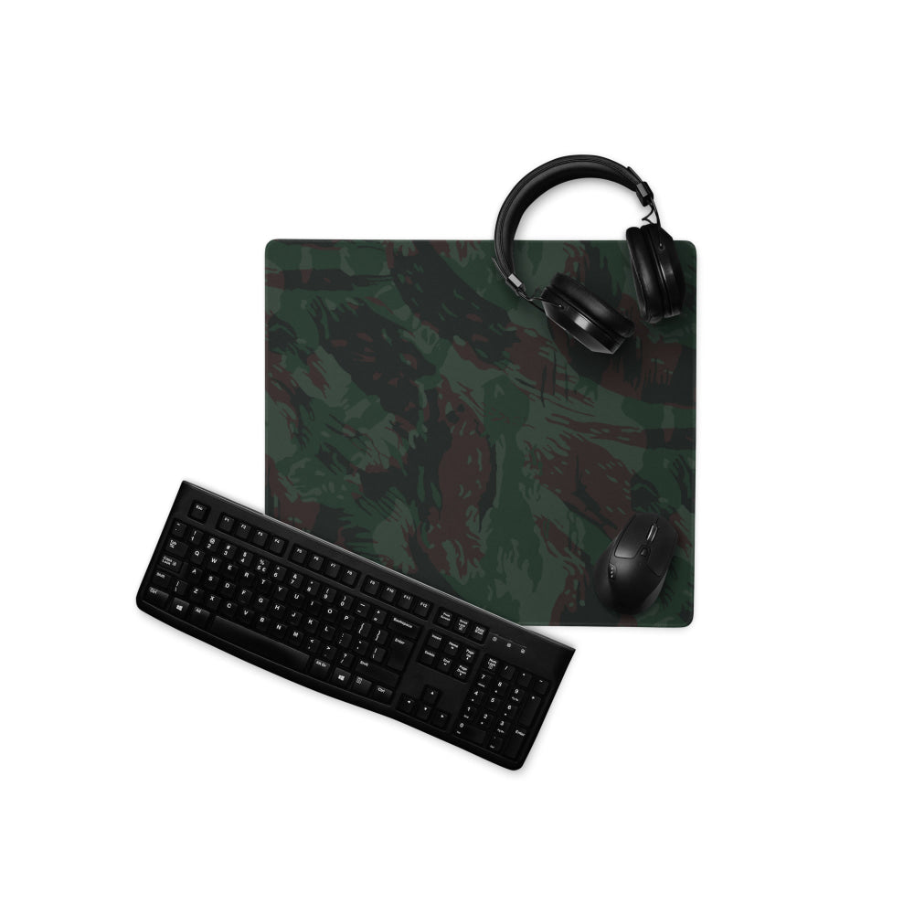 Brazilian Lizard 1980 CAMO Gaming mouse pad - 18″×16″ - Mouse Pad