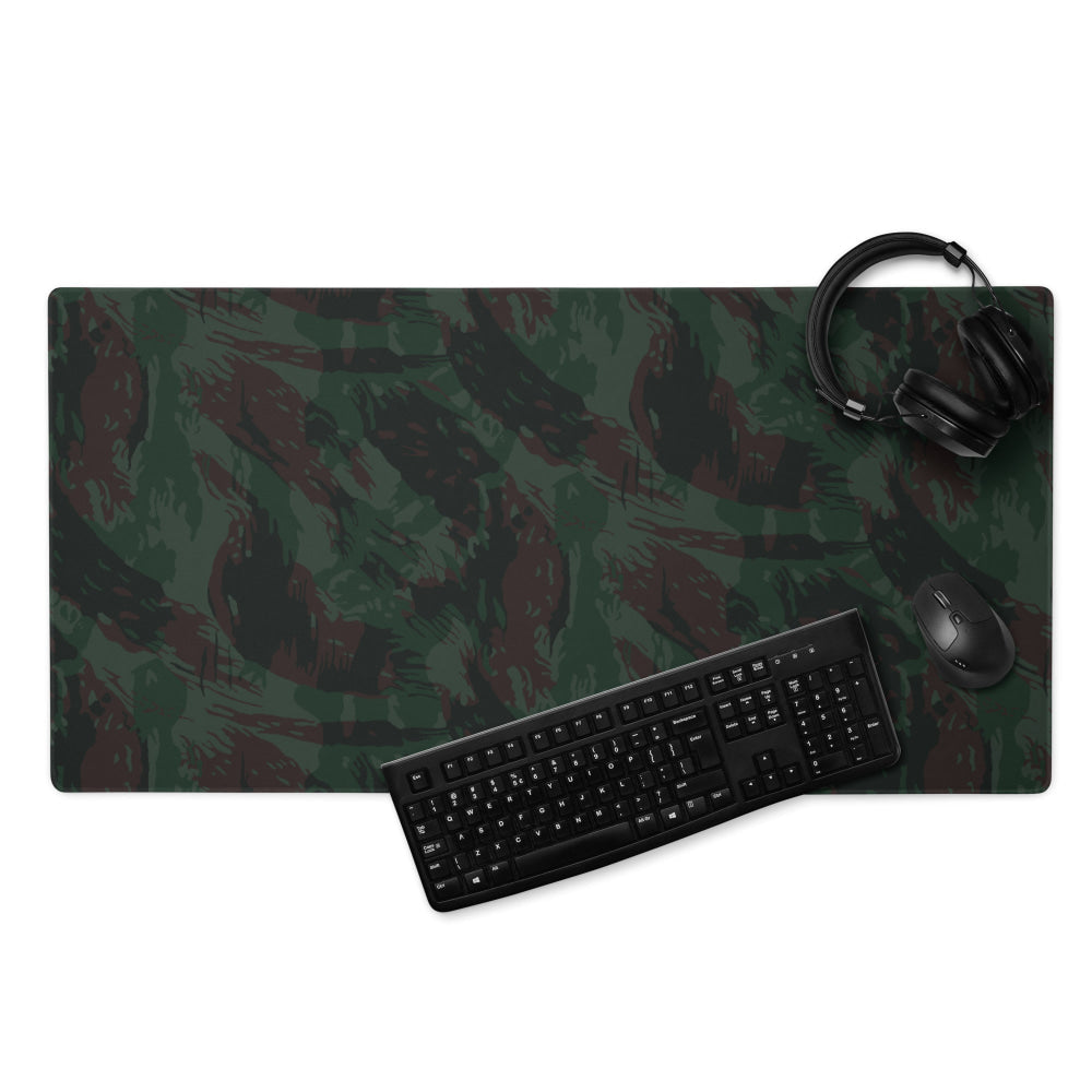 Brazilian Lizard 1980 CAMO Gaming mouse pad - 36″×18″ - Mouse Pad