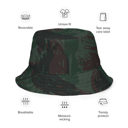 Brazilian Lizard 1980 CAMO Reversible bucket hat - Bucket Hat