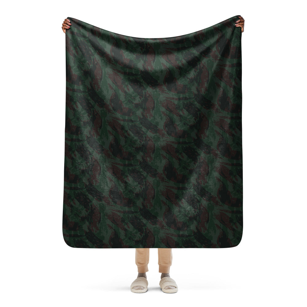 Brazilian Lizard 1980 CAMO Sherpa blanket - 50″×60″ - Blanket