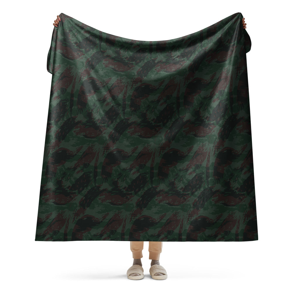 Brazilian Lizard 1980 CAMO Sherpa blanket - 60″×80″ - Blanket