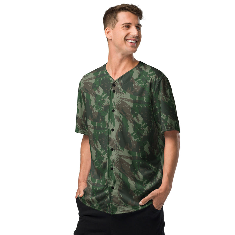 Lizard Brazil Jungle CAMO Unisex Baseball Jersey