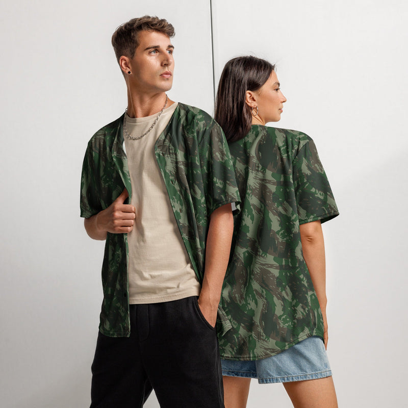 Lizard Brazil Jungle CAMO Unisex Baseball Jersey - 2XS