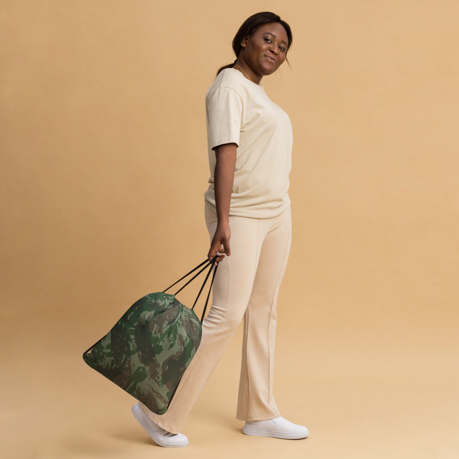 Brazilian Lizard CAMO Drawstring Bag - Bags