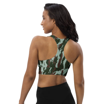 Brazilian Lizard CAMO Longline sports bra - Womens Sports Bra