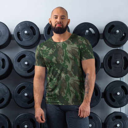 Brazilian Lizard CAMO Mens athletic t-shirt - XS - Athletic T-Shirts