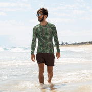 Lizard Brazil Jungle CAMO Mens Long-Sleeve Rash Guard - XS