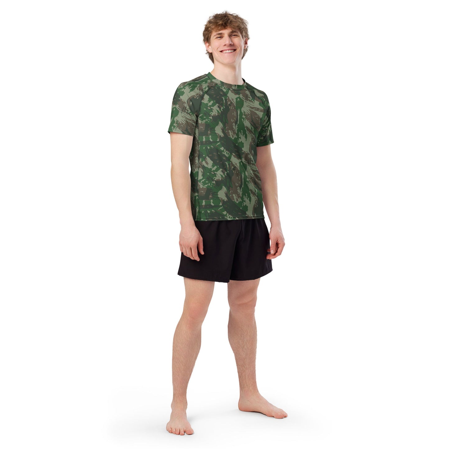 Brazilian Lizard CAMO Mens Short-Sleeve Rash Guard - Short-sleeve Guards