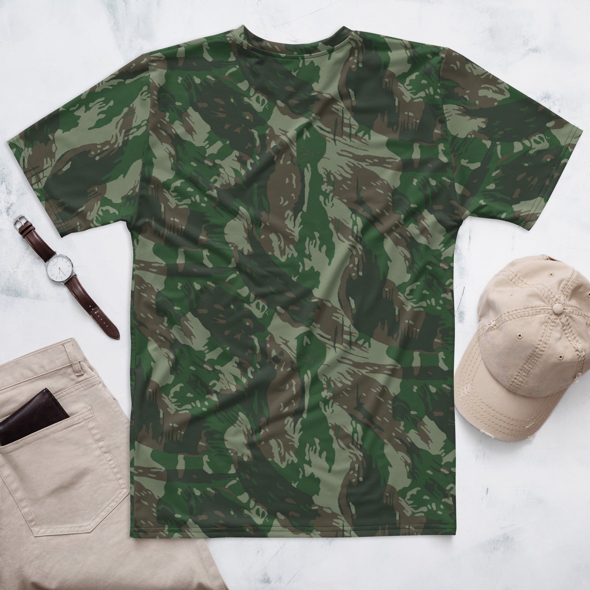 Brazilian Lizard CAMO Mens t-shirt - T-Shirts