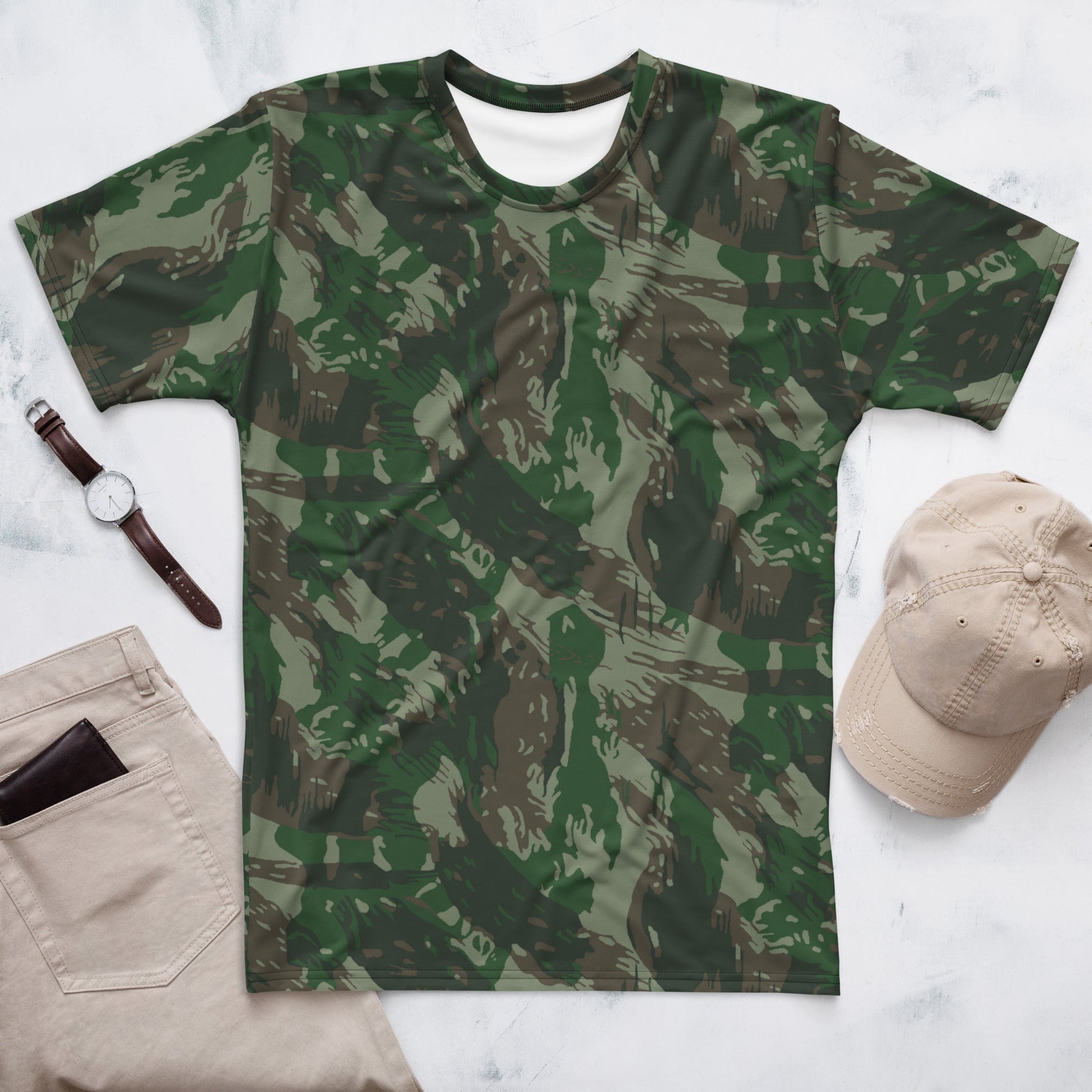 Brazilian Lizard CAMO Mens t-shirt - XS - T-Shirts
