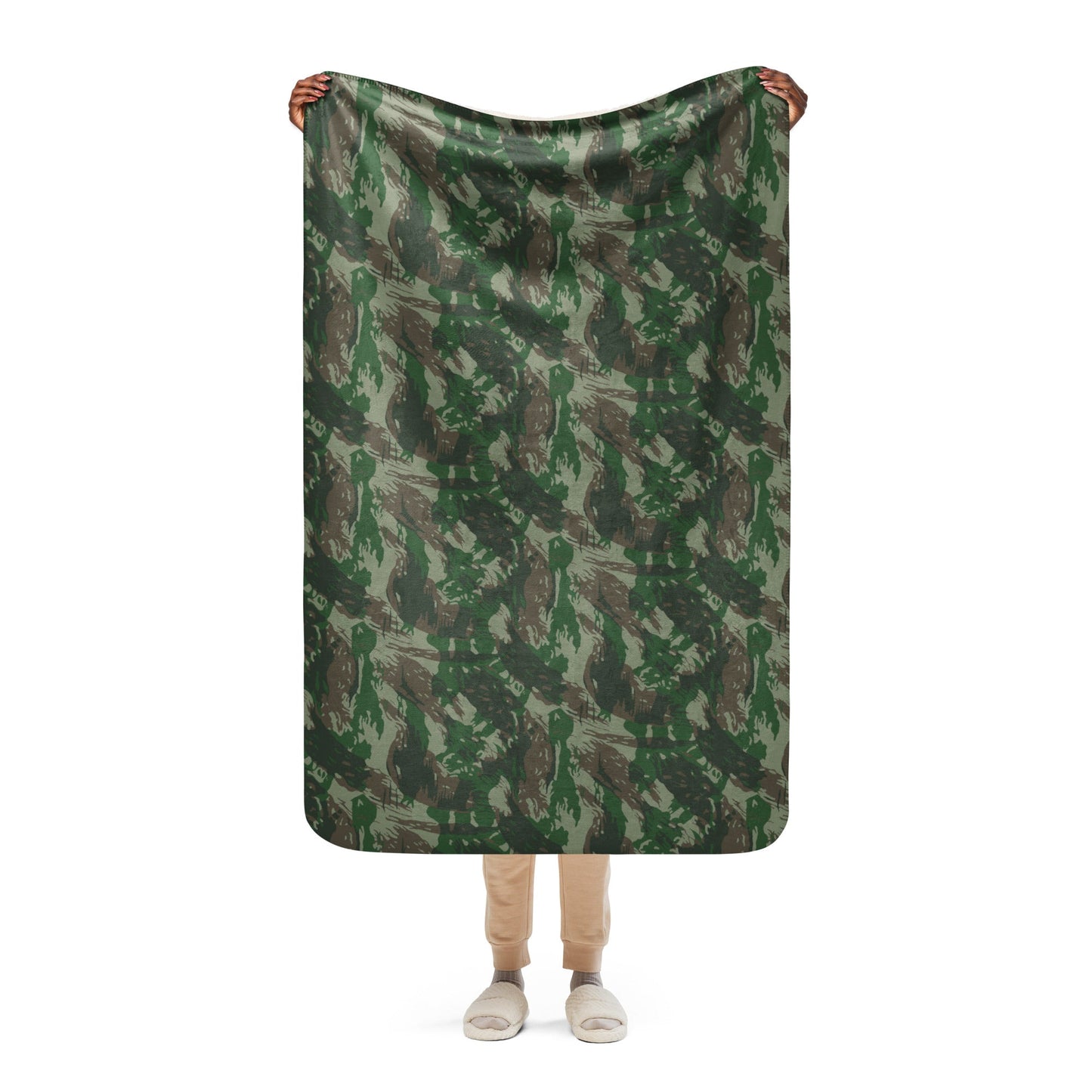 Brazilian Lizard CAMO Sherpa blanket - 37″×57″ - Blankets