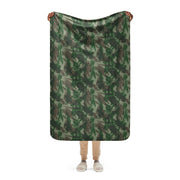 Lizard Brazil Jungle CAMO Sherpa Blanket - 37″×57″