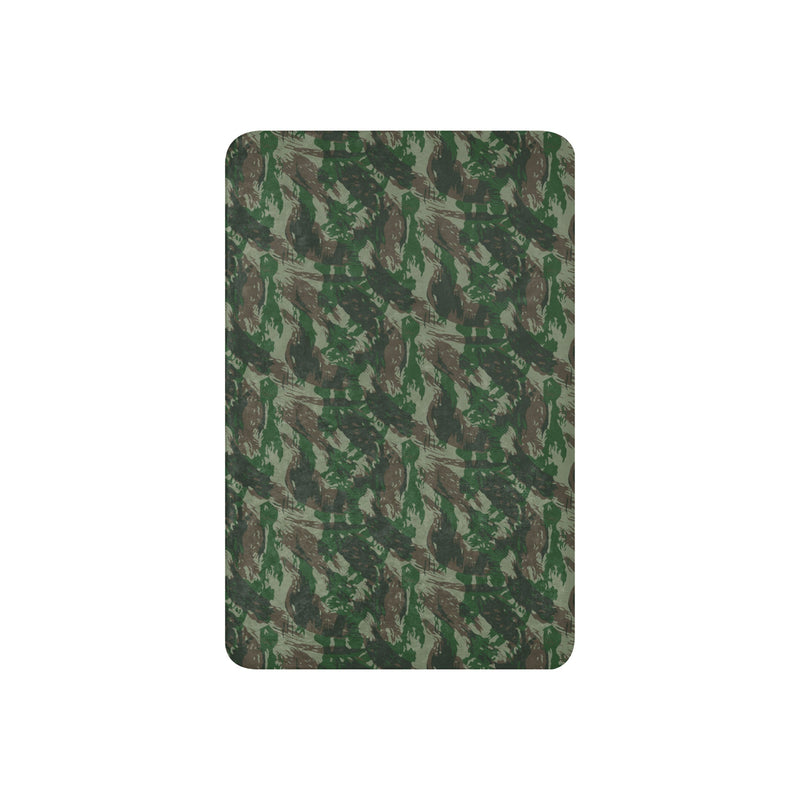 Lizard Brazil Jungle CAMO Sherpa Blanket