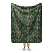Lizard Brazil Jungle CAMO Sherpa Blanket - 50″×60″