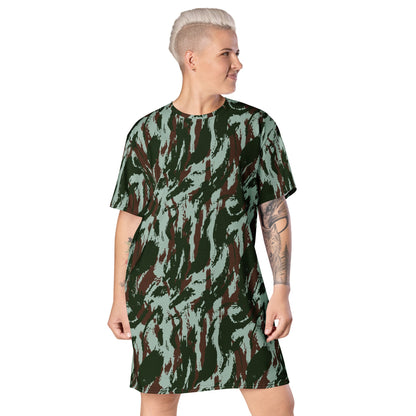 Brazilian Lizard CAMO T-shirt dress - 2XS - Womens T-Shirt Dress