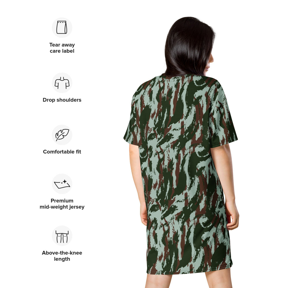 Brazilian Lizard CAMO T-shirt dress - Womens T-Shirt Dress