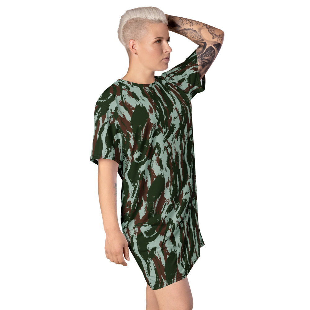 Brazilian Lizard CAMO T-shirt dress - Womens T-Shirt Dress