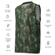 Lizard Brazil Jungle CAMO Unisex Basketball Jersey
