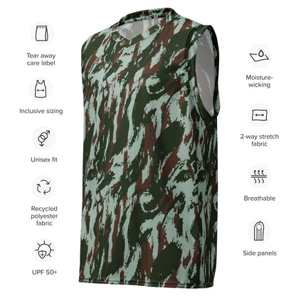 Brazilian Lizard CAMO unisex basketball jersey - Unisex Basketball Jersey