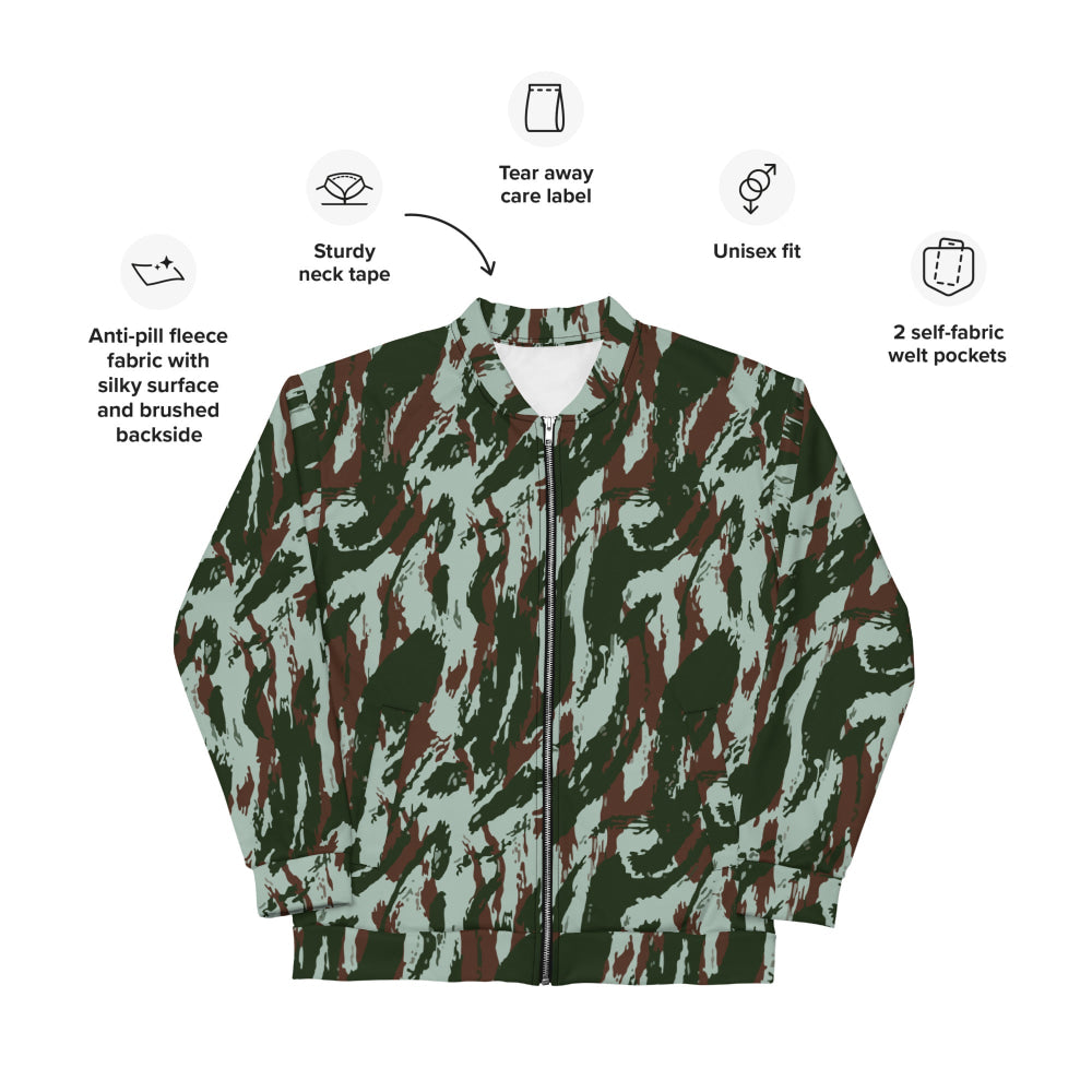 Brazilian Lizard CAMO Unisex Bomber Jacket