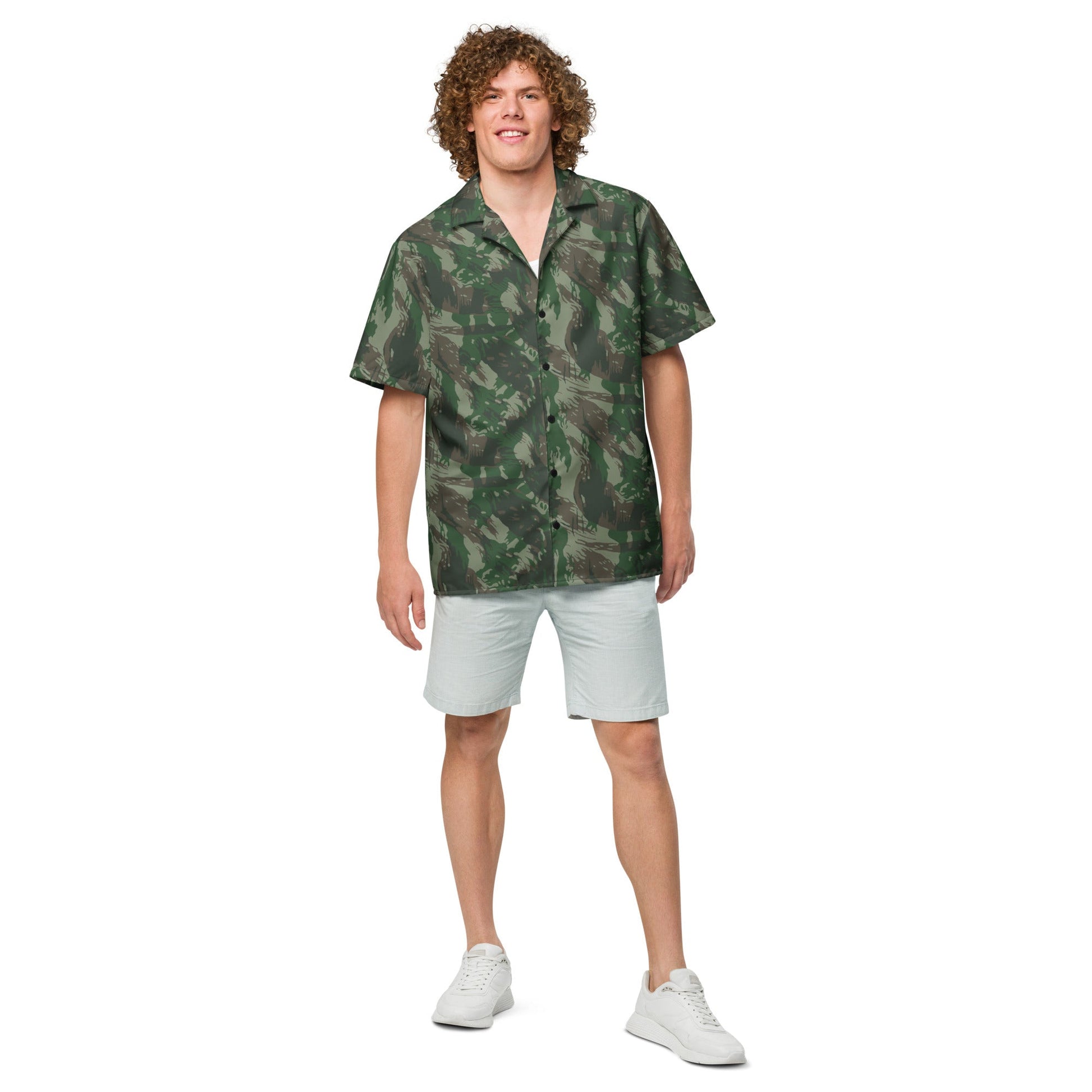 Brazilian Lizard CAMO Unisex button shirt - Button Shirts