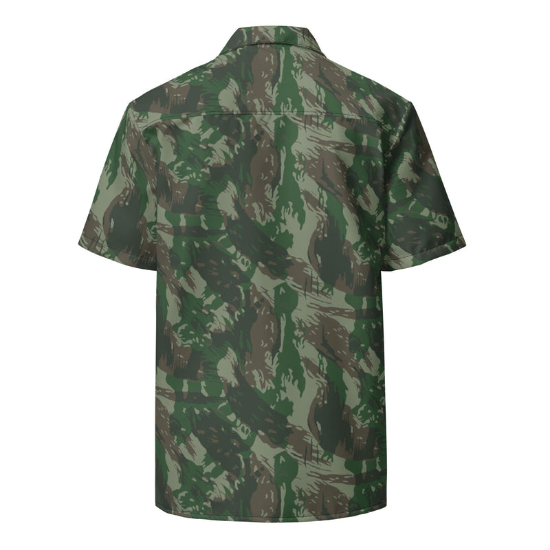 Lizard Brazil Jungle CAMO Unisex Short-Sleeve Button Shirt