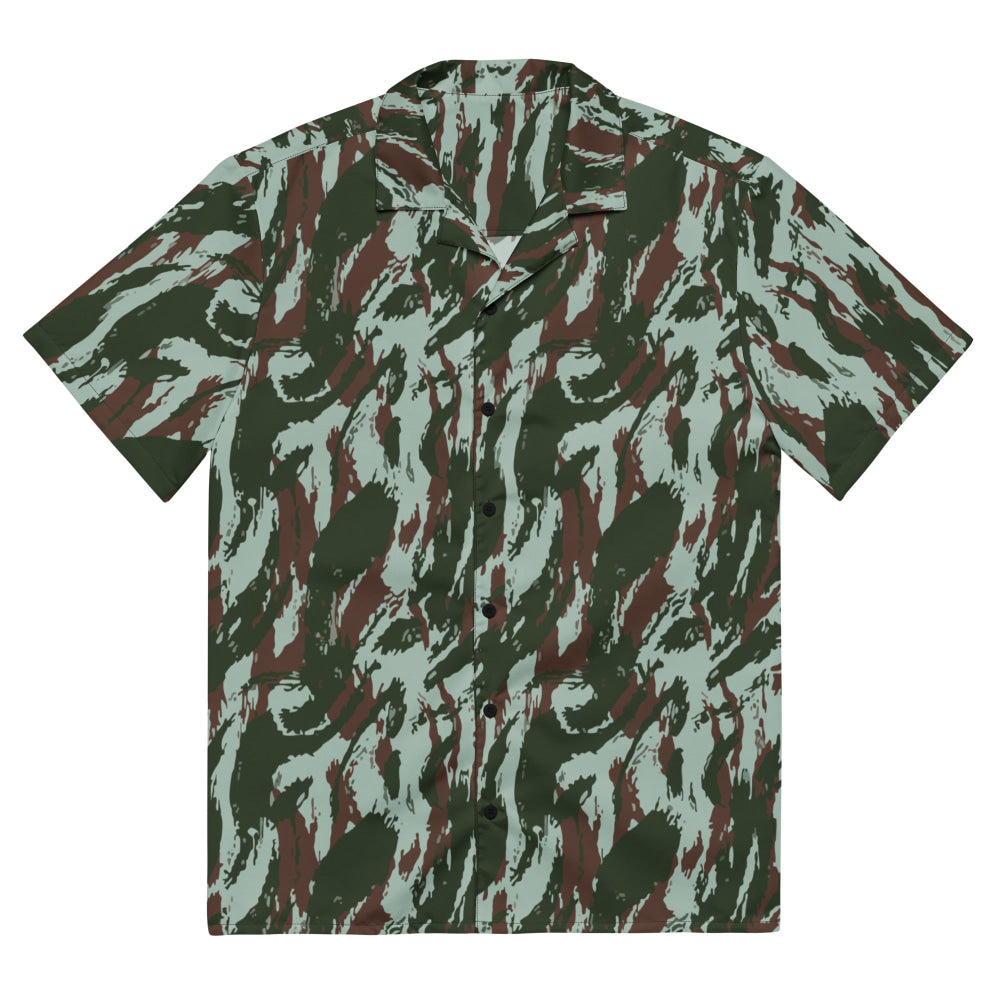 Brazilian Lizard CAMO Unisex button shirt - 2XS - Button Shirt