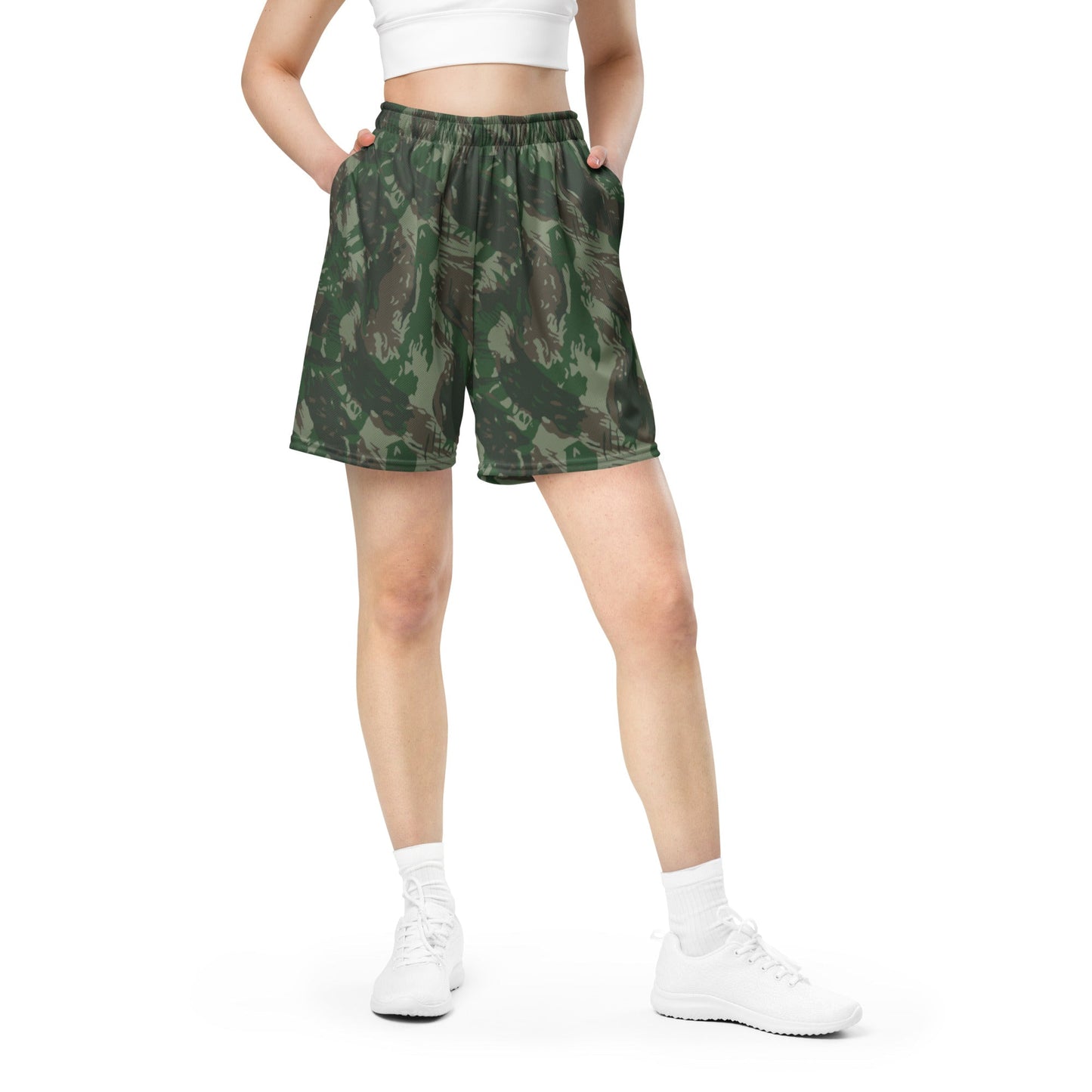 Brazilian Lizard CAMO Unisex mesh shorts - Mesh Shorts