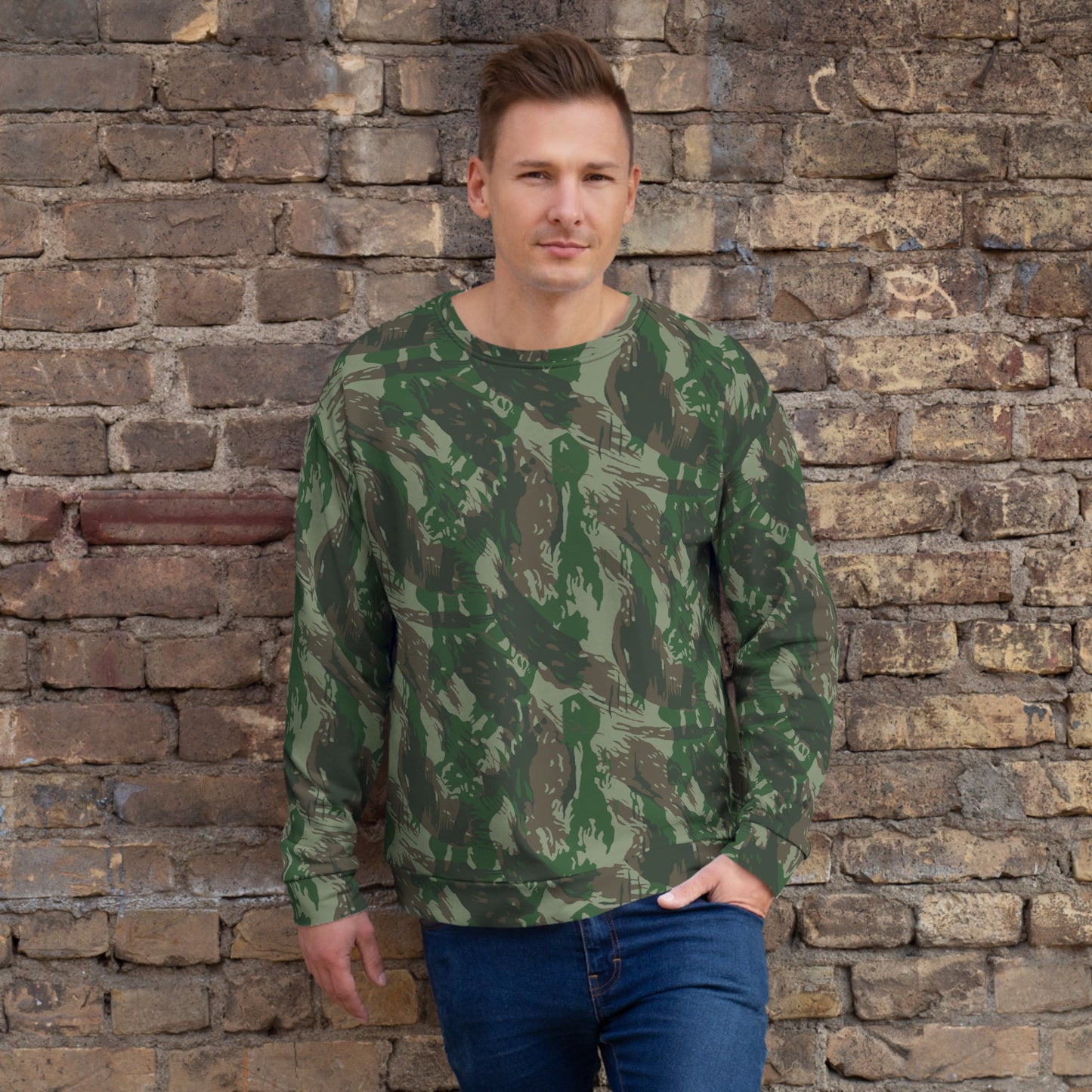 Brazilian Lizard CAMO Unisex Sweatshirt - 2XS - Sweatshirts