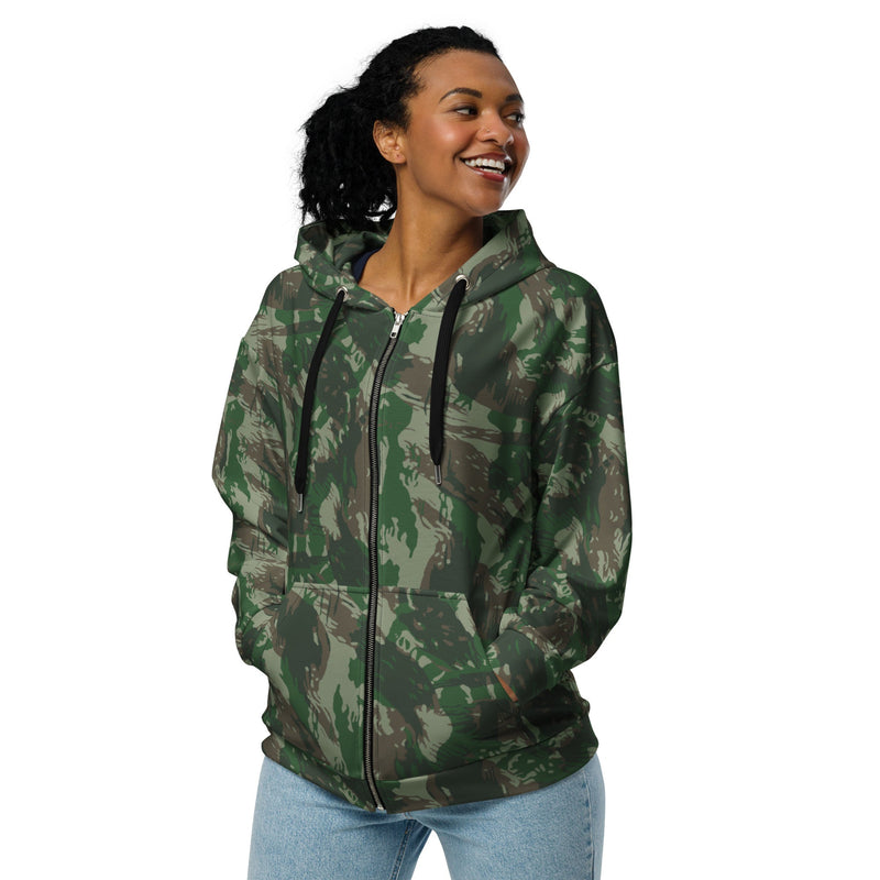Lizard Brazil Jungle CAMO Unisex Zip Hoodie