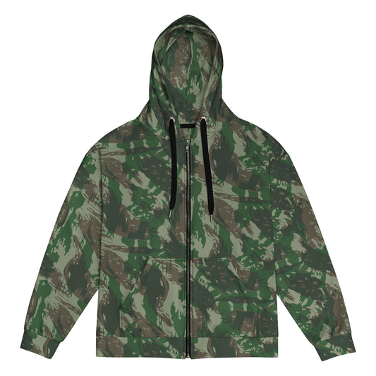 Brazilian Lizard CAMO Unisex zip hoodie - 2XS - Zip Hoodies