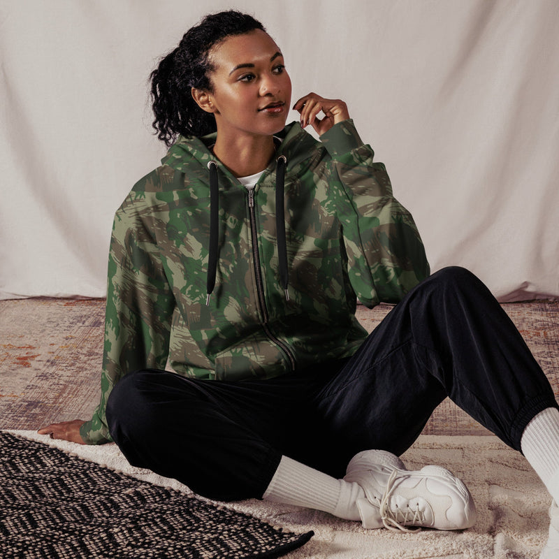 Lizard Brazil Jungle CAMO Unisex Zip Hoodie