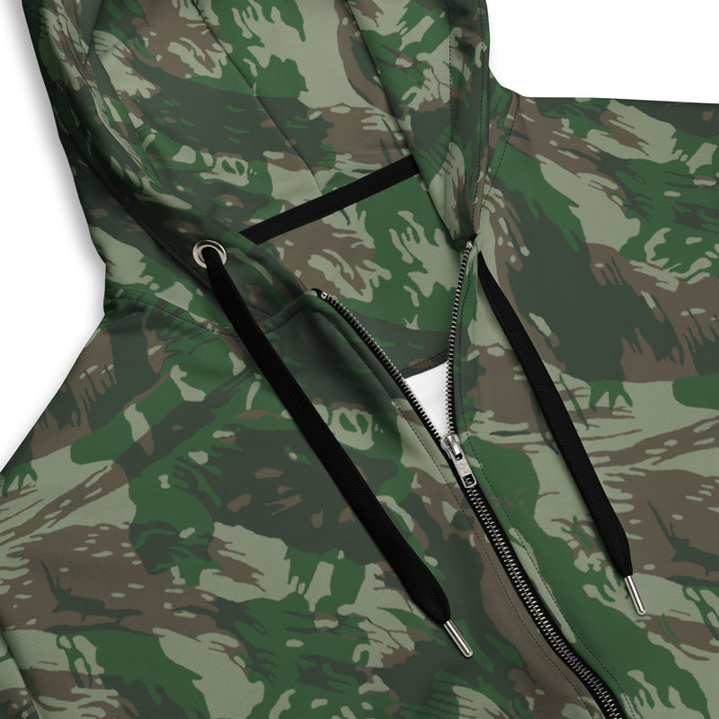 Lizard Brazil Jungle CAMO Unisex Zip Hoodie