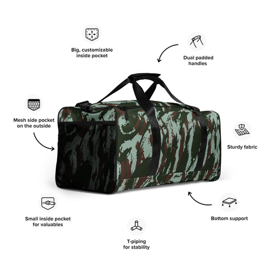 Brazilian Lizard Vertical CAMO Duffle bag - Bags