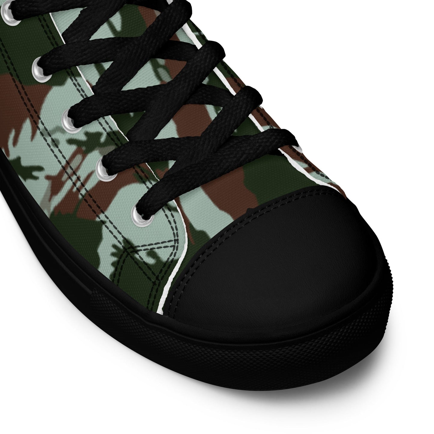 Brazilian Lizard Vertical CAMO Mens high top canvas shoes - High Top Canvas Shoes