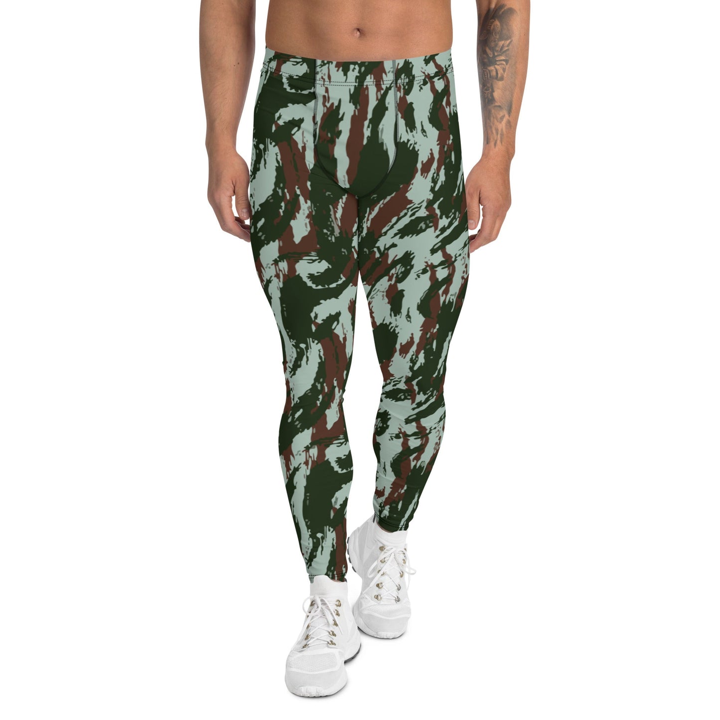Brazilian Lizard Vertical CAMO Mens Leggings - XS