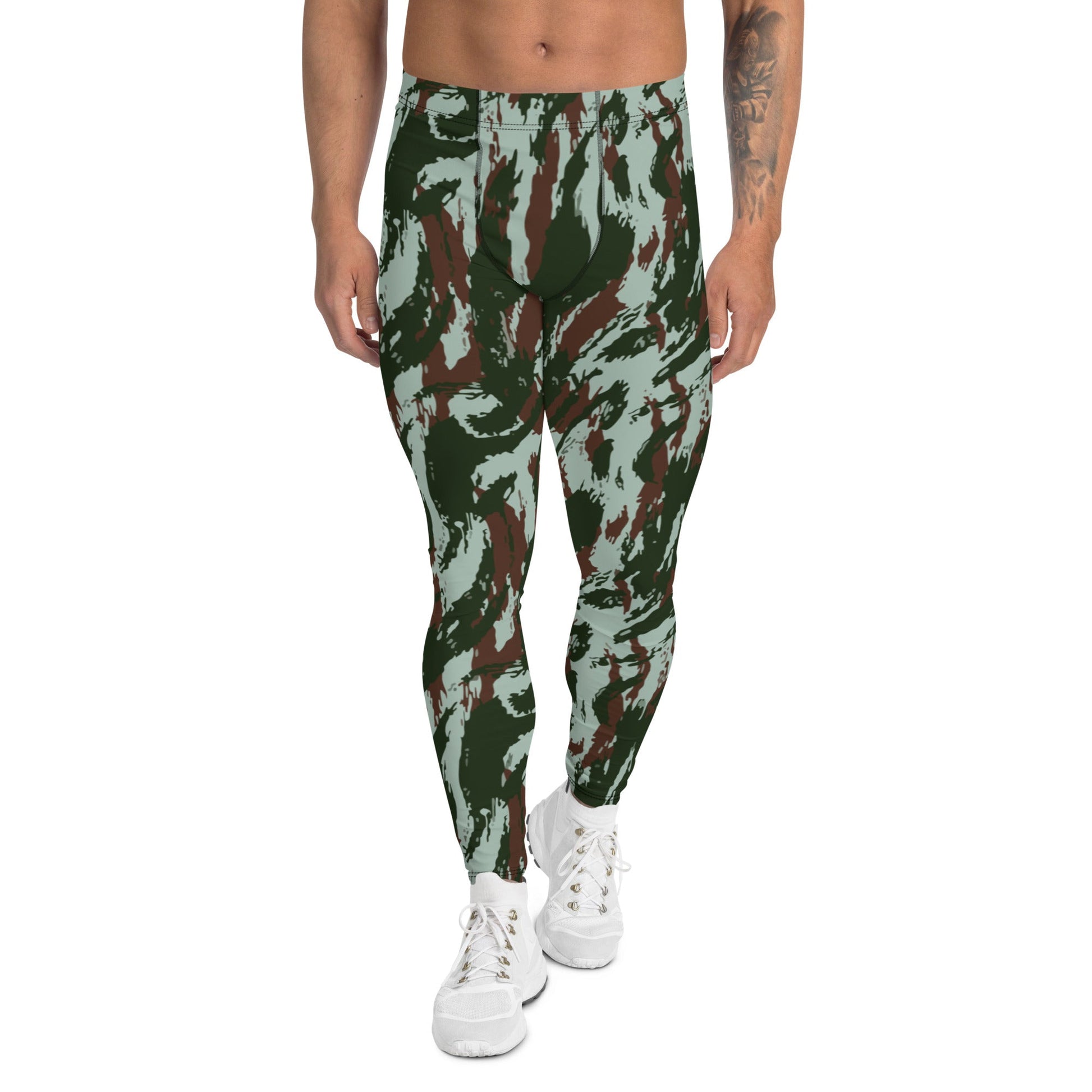 Brazilian Lizard Vertical CAMO Mens Leggings - XS