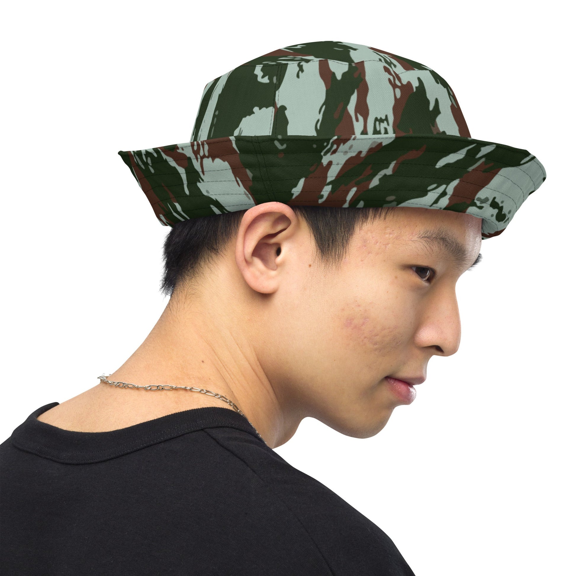 Brazilian Lizard Vertical CAMO Reversible bucket hat - Bucket Hats