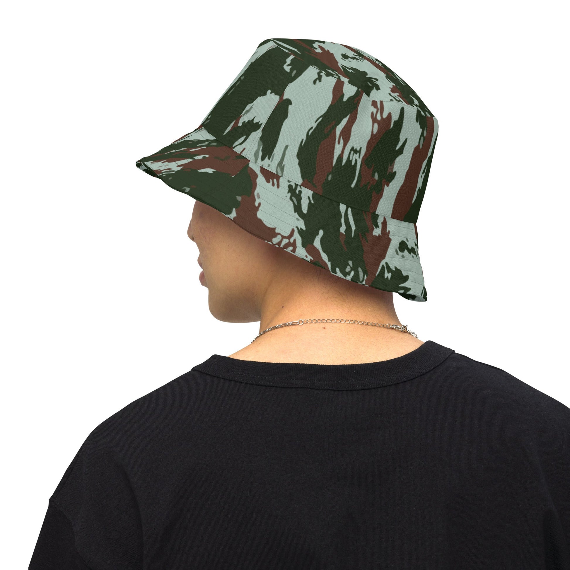 Brazilian Lizard Vertical CAMO Reversible bucket hat - S/M - Bucket Hats