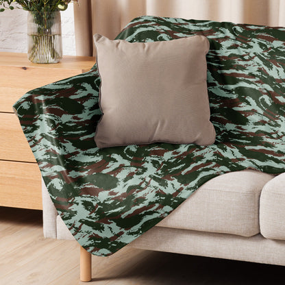 Brazilian Lizard Vertical CAMO Sherpa blanket - Blankets
