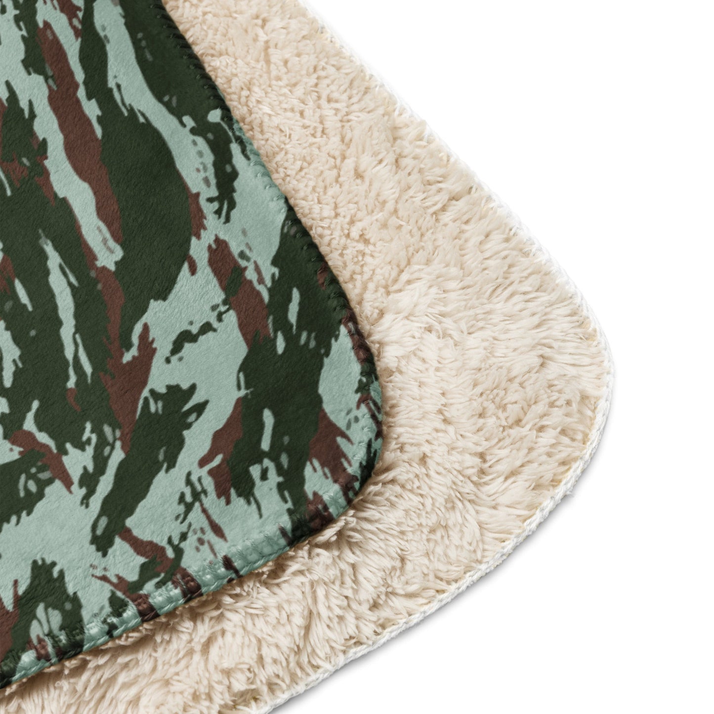 Brazilian Lizard Vertical CAMO Sherpa blanket - Blankets