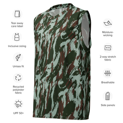 Brazilian Lizard Vertical CAMO unisex basketball jersey - Basketball Jerseys
