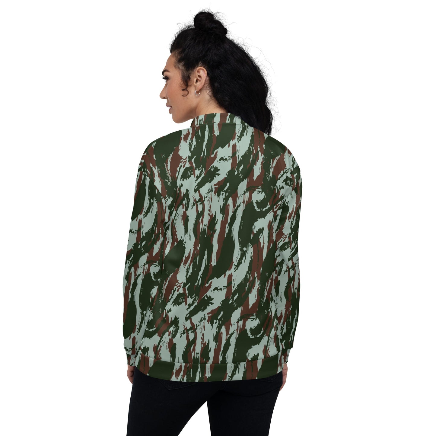 Brazilian Lizard Vertical CAMO Unisex Bomber Jacket - Jackets