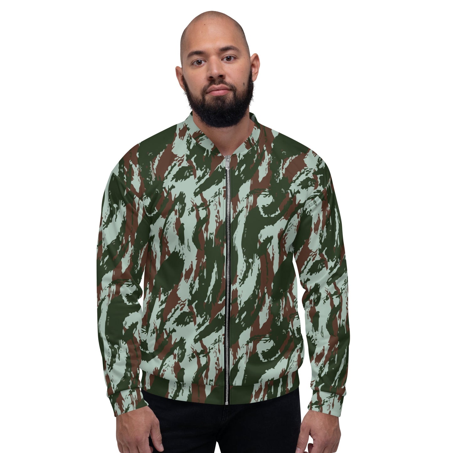 Brazilian Lizard Vertical CAMO Unisex Bomber Jacket - Jackets