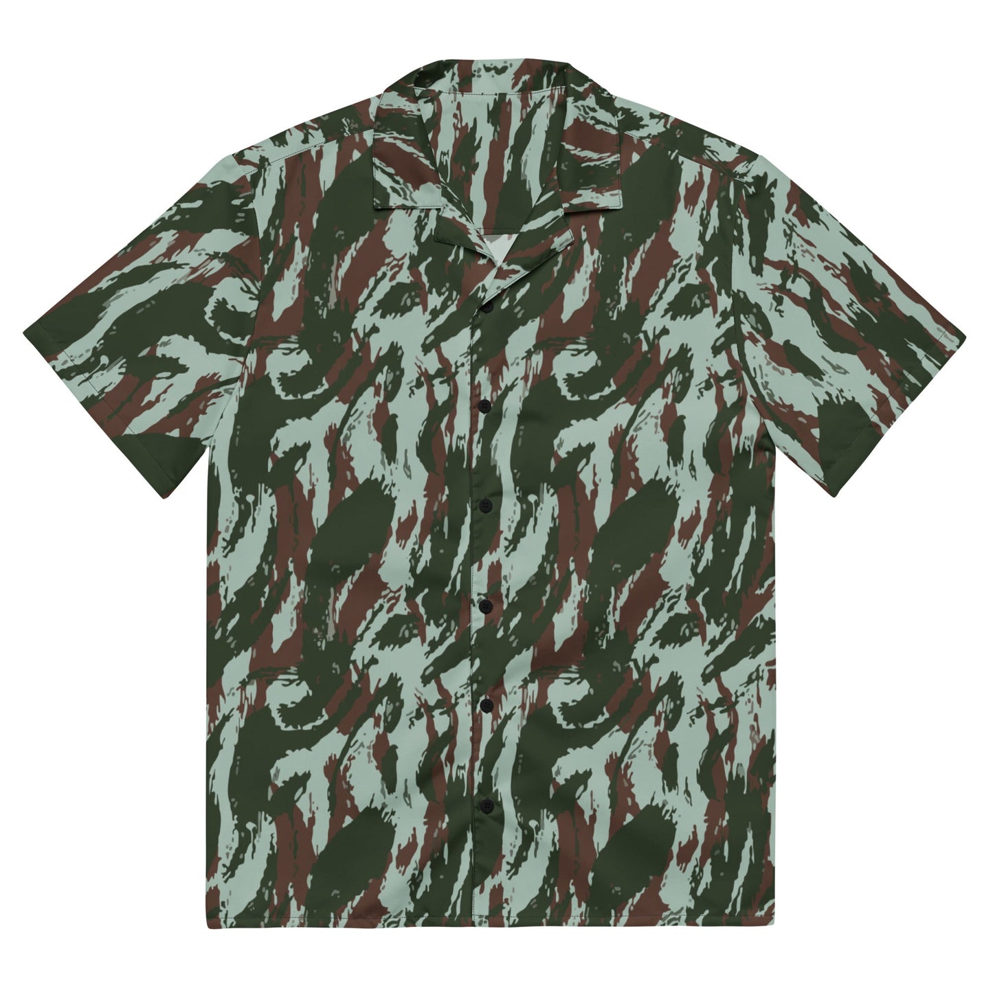 Brazilian Lizard Vertical CAMO Unisex button shirt - 2XS - Button Shirts