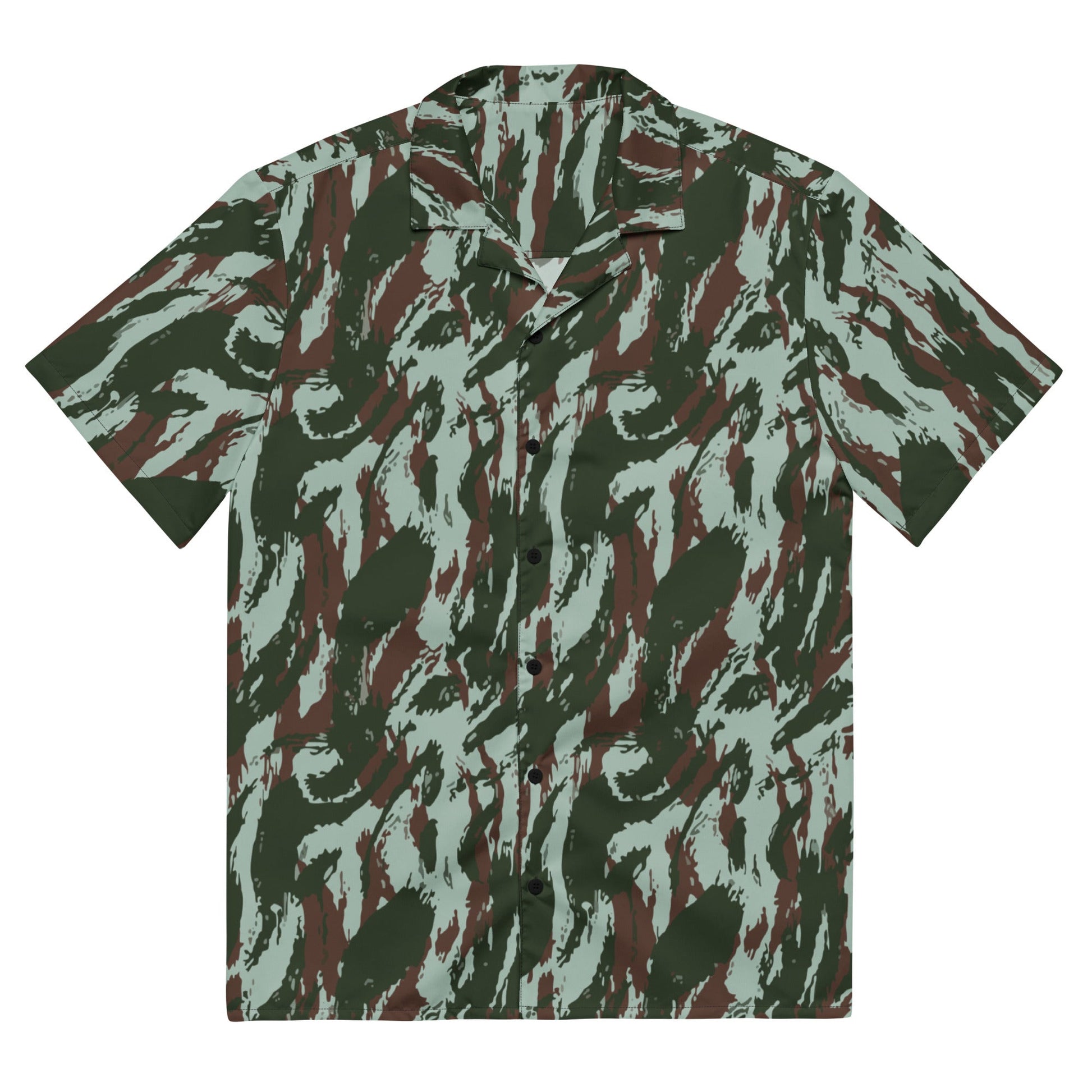 Brazilian Lizard Vertical CAMO Unisex button shirt - 2XS - Button Shirts