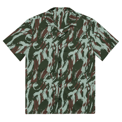 Brazilian Lizard Vertical CAMO Unisex button shirt - 2XS - Button Shirts