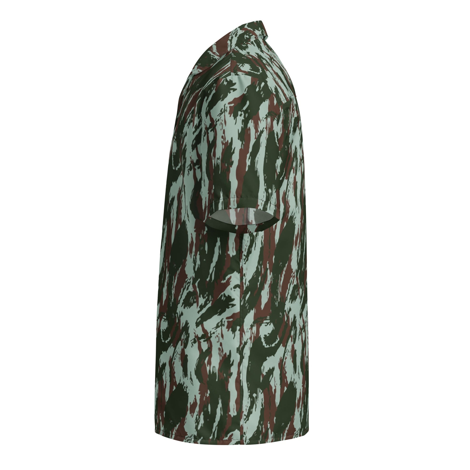 Brazilian Lizard Vertical CAMO Unisex button shirt - Button Shirts