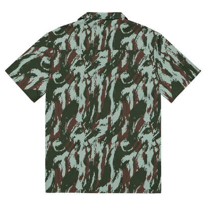 Brazilian Lizard Vertical CAMO Unisex button shirt - Button Shirts